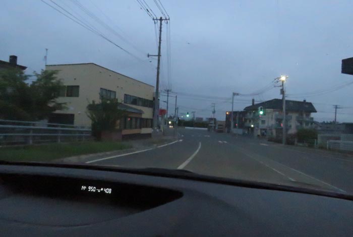 webnews今朝の北見/無加川橋を渡り南大通り交差点方向