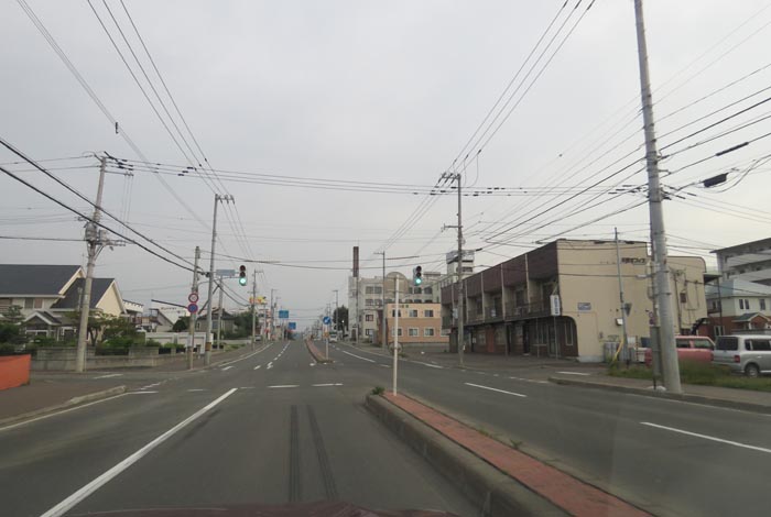 webnews今朝の北見/とん田通り、南大通り交差点から国道39号方向