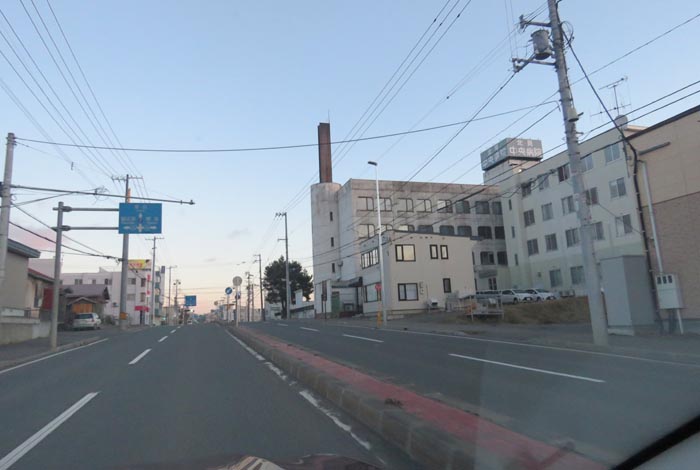 webnews今朝の北見/とん田通り、南大通り交差点から国道39号方向