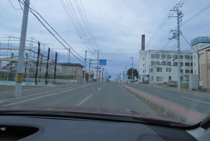 webnews今朝の北見/とん田通り、南大通り交差点から国道39号方向