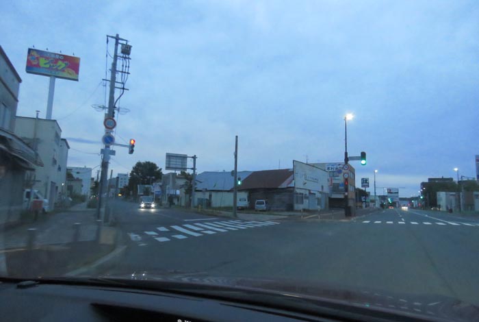 webnews今朝の北見/交差点から北4条通り側のパレスビル方向