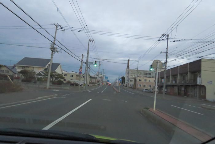 webnews今朝の北見/とん田通り、南大通り交差点から国道39号方向