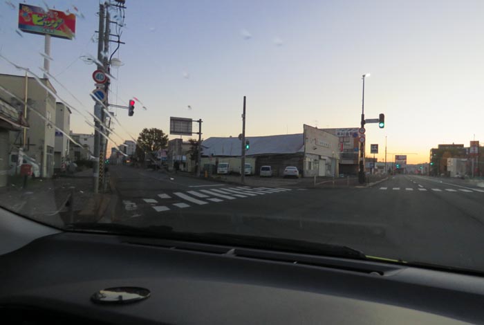 webnews今朝の北見/交差点から北4条通り側のパレスビル方向