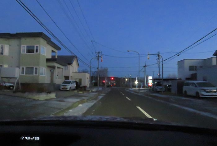 webnews今朝の北見/西5号線、南岸通りの交差点