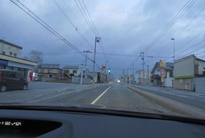 webnews今朝の北見/とん田通り、南大通り交差点から国道39号方向