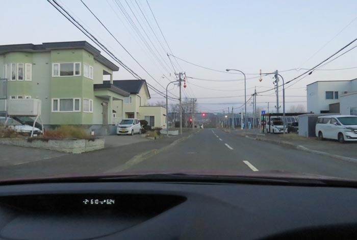 webnews今朝の北見/西5号線、南岸通りの交差点