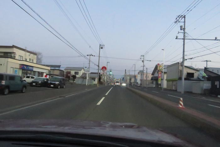 webnews今朝の北見/とん田通り、南大通り交差点から国道39号方向
