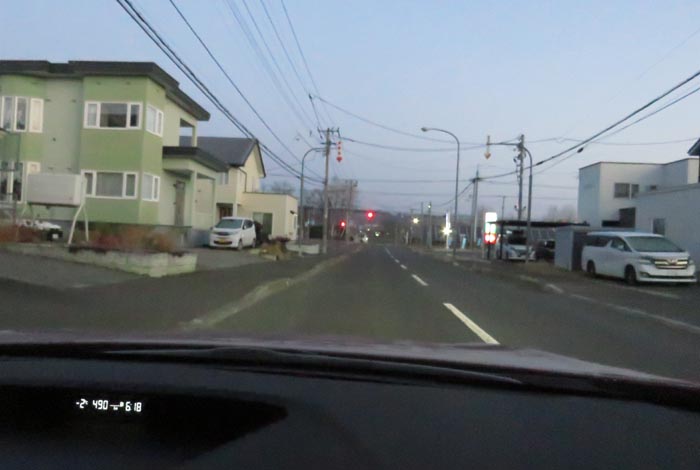 webnews今朝の北見/西5号線、南岸通りの交差点