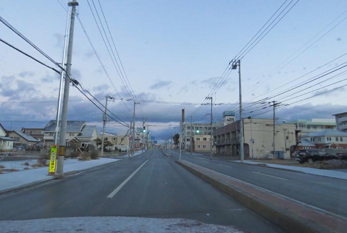 webnews今朝の北見/とん田通り、南大通り交差点から国道39号方向