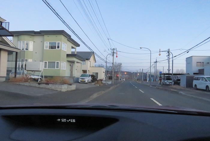 webnews今朝の北見/西5号線、南岸通りの交差点