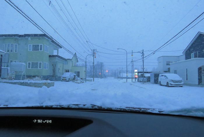 webnews今朝の北見/西5号線、南岸通りの交差点