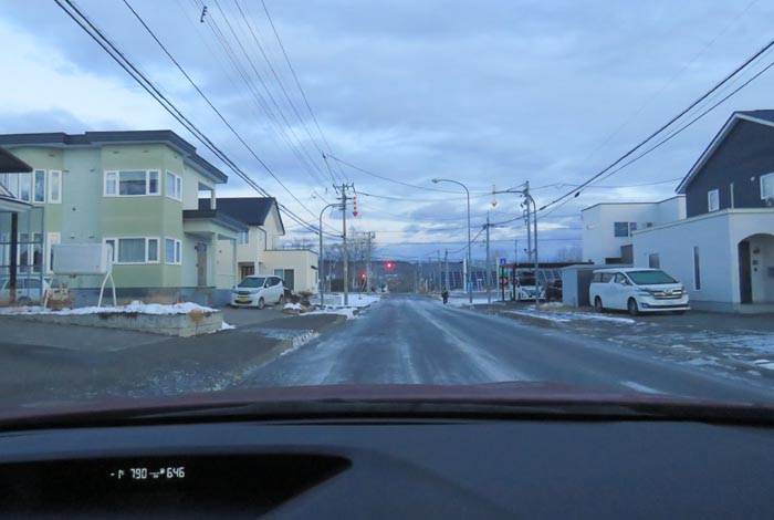 webnews今朝の北見/西5号線、南岸通りの交差点