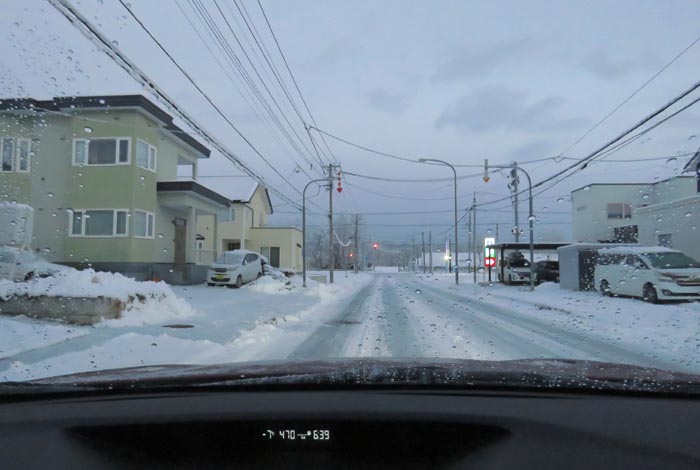 webnews今朝の北見/西5号線、南岸通りの交差点