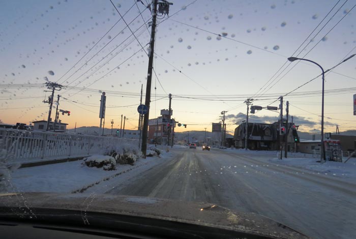 webnews今朝の北見/野付牛自動車学校前