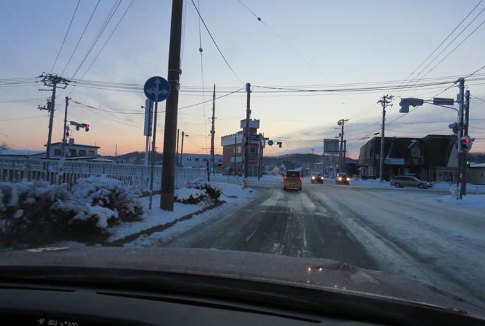 webnews今朝の北見/野付牛自動車学校前