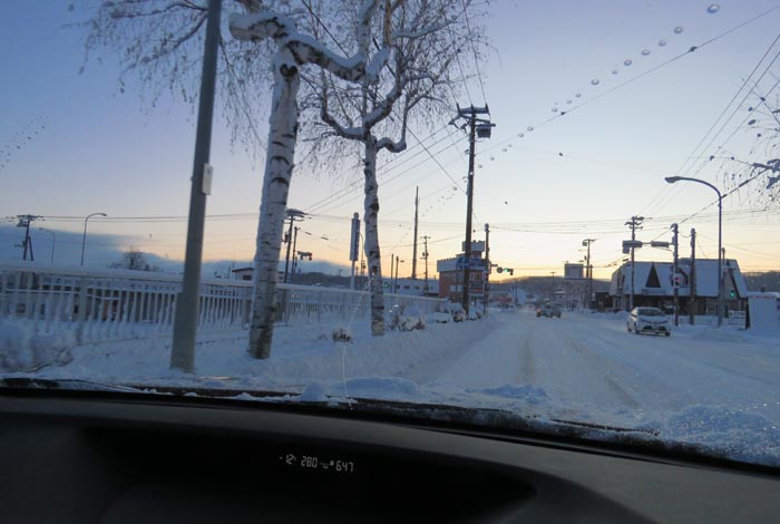 webnews今朝の北見/野付牛自動車学校前