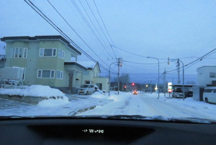 webnews今朝の北見/西5号線、南岸通りの交差点